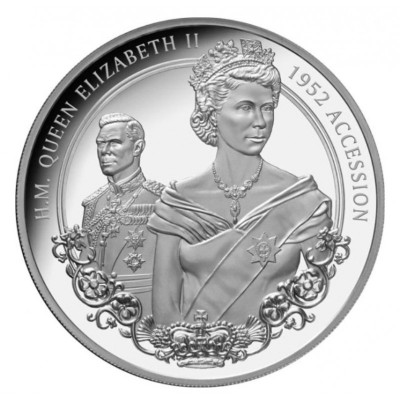 Accession To The Throne - 1 Oz - stříbrná sběratelská mince