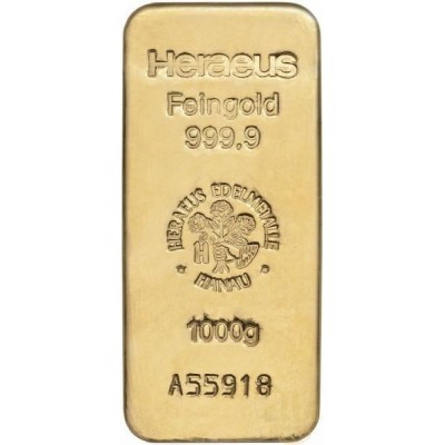 Heraeus 1000g - Investiční zlatý slitek