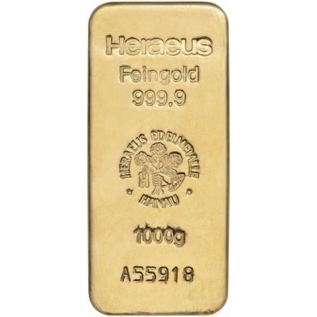 Heraeus 1000g - Investiční zlatý slitek