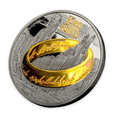 The Lord of the Rings: Argonath - 1 Oz - stříbrná sběratelská mince (dodání 15.1.23)