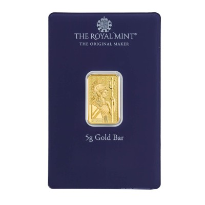 Royal Mint - Henna Design - 5g - gold investment ingot