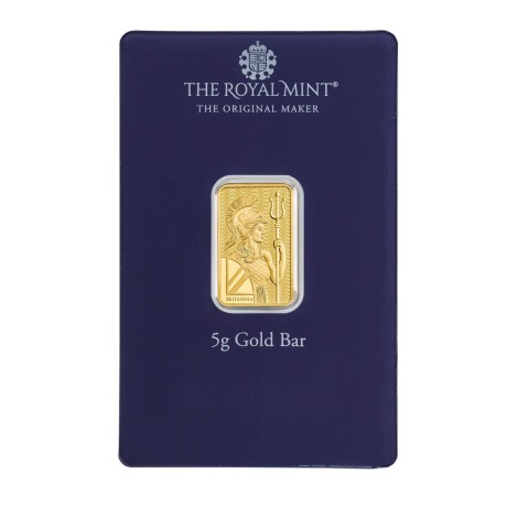 Royal Mint - Henna Design - 5g - gold investment ingot