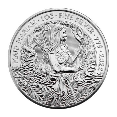 Mýty a legendy -Maid Mariann - 1 Oz - stříbrná investiční mince