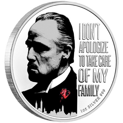 50th Anniversary of the Godfather  - 1 Oz - stříbrná sběratelská mince