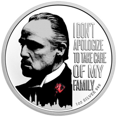 50th Anniversary of the Godfather  - 1 Oz - stříbrná sběratelská mince