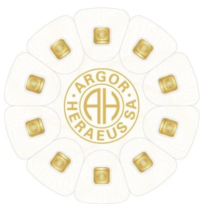 Argor-Heraeus Goldseed 10 x 1 g - zlatý investiční slitek