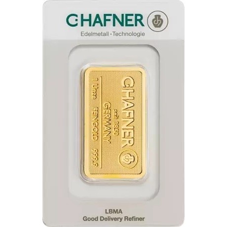 C. Hafner - 1 Oz - zlatý investiční slitek