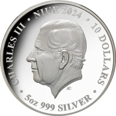 Creature degli Abissi - Moneta da collezione d'argento da 5 Oz.