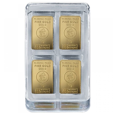 Heimerle + Meule Unity Box - 32 x 1 g - lingotti d'oro da investimento