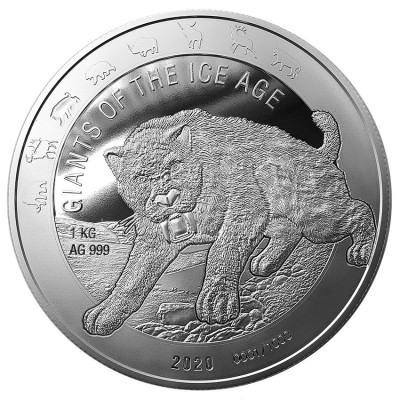 Serie Giganti dell'Era Glaciale - 8 Oz - Monete d'argento da collezione