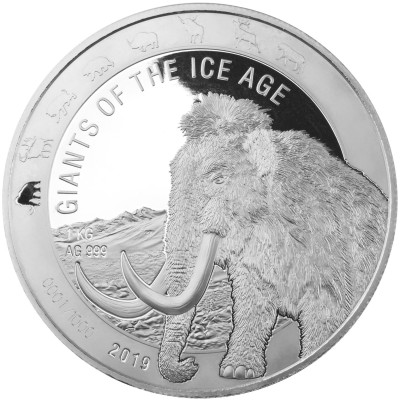 Serie Giganti dell'Era Glaciale - 8 Oz - Monete d'argento da collezione