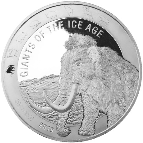 Serie Giganti dell'Era Glaciale - 8 Oz - Monete d'argento da collezione