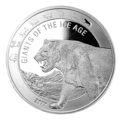 Serie Giganti dell'Era Glaciale - 8 Oz - Monete d'argento da collezione