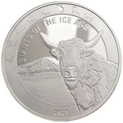 Serie Giganti dell'Era Glaciale - 8 Oz - Monete d'argento da collezione
