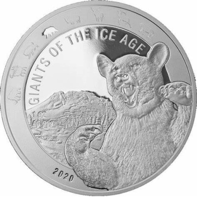 Serie Giganti dell'Era Glaciale - 8 Oz - Monete d'argento da collezione