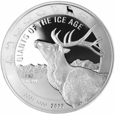 Serie Giganti dell'Era Glaciale - 8 Oz - Monete d'argento da collezione