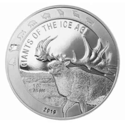 Serie Giganti dell'Era Glaciale - 8 Oz - Monete d'argento da collezione