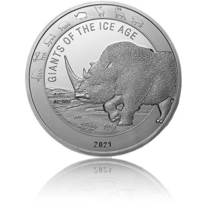 Serie Giganti dell'Era Glaciale - 8 Oz - Monete d'argento da collezione