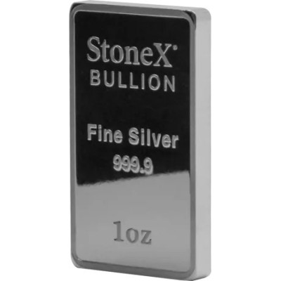 StoneX - Lingotto d'argento da investimento da 1 oz.