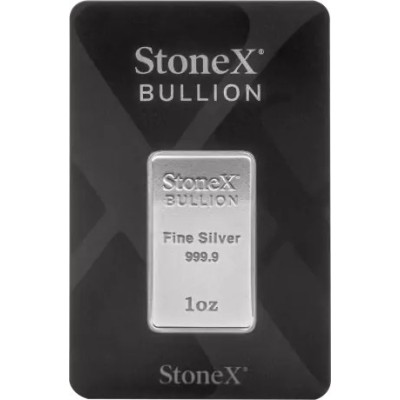 StoneX - Lingotto d'argento da investimento da 1 oz.