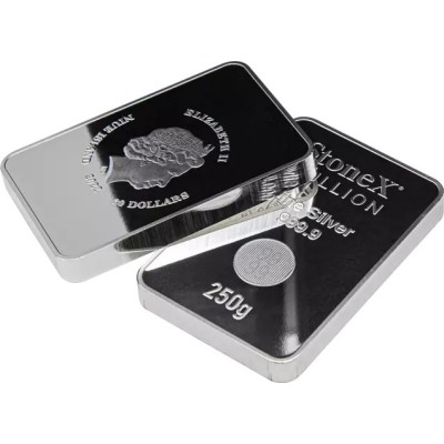 StoneX Coinbar - 250 g - lingotto di moneta d'argento