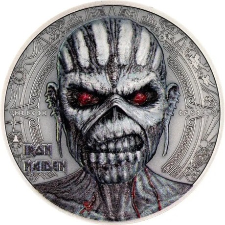 Iron Maiden, Il Libro delle Anime - Moneta da collezione d'argento da 2 Oz