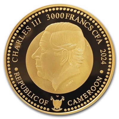 Razze canine del mondo: Pastore Australiano (2024) Moneta d'oro da 1 Oz.