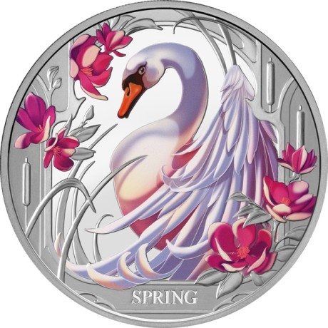 Cigno - Moneta da collezione d'argento da 1 Oz.