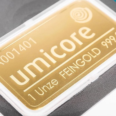Umicore - 1 Oz - lingotto d'oro da investimento