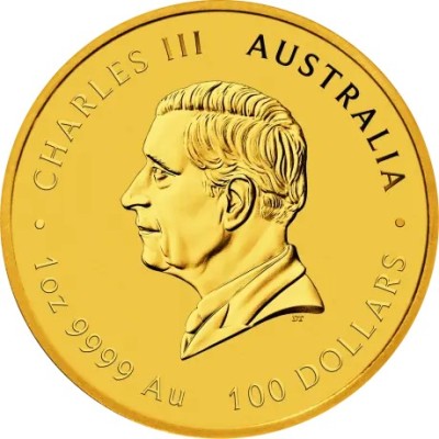 Serpente lunare 2025 - Moneta d'oro da 1 Oz.