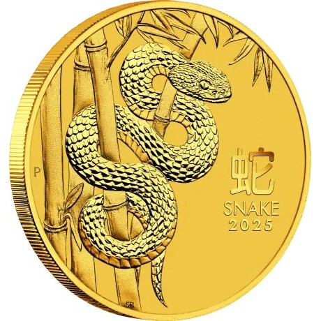 Serpente lunare 2025 - 1/4 Oz - moneta d'oro da investimento