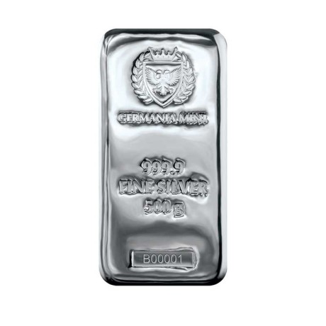Germania Mint - 500g - lingotto d'argento da investimento