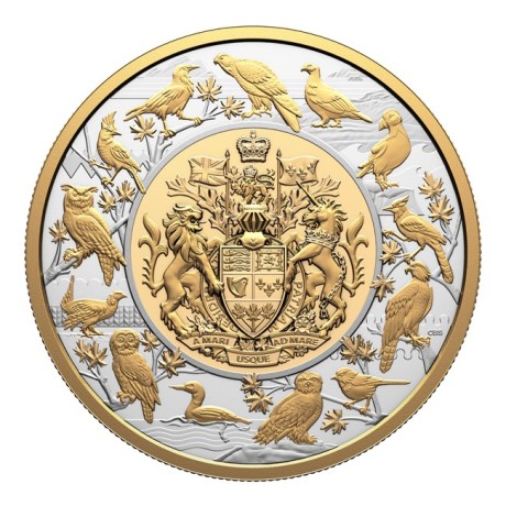Paesaggio Araldico - Moneta d'argento da collezione da 5 Oz.