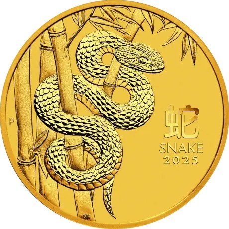 Serpente lunare 2025 - 1/10 Oz - moneta d'oro da investimento