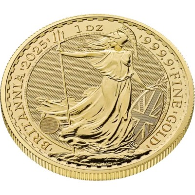 Britannia 2025 - Moneta d'oro da 1 Oz.