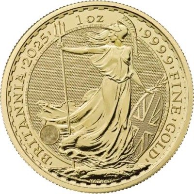 Britannia 2025 - Moneta d'oro da 1 Oz.