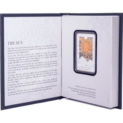 Tarocchi XIX: Sole - Moneta da collezione d'argento da 1 Oz.