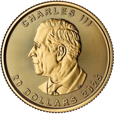 Foglia d'acero (2025) - Moneta d'oro da 1/2 oz.