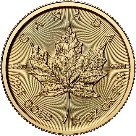 Foglia d'acero (2025) - 1/4 Oz - moneta d'oro da investimento