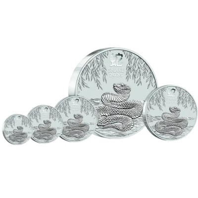 Serpente lunare (2025) - Moneta d'argento da investimento da 1 Oz.
