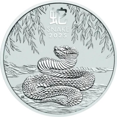 Serpente lunare (2025) - Moneta d'argento da investimento da 1 Oz.