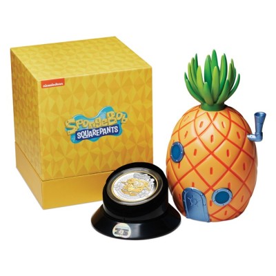 Spongebob Squarepants - Moneta da collezione d'argento da 2 Oz.