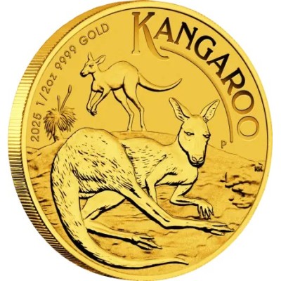 Canguro (2025) - Moneta d'oro da 1/2 Oz