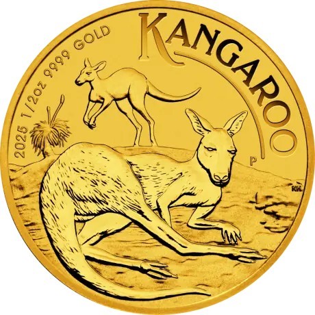 Canguro (2025) - Moneta d'oro da 1/2 Oz