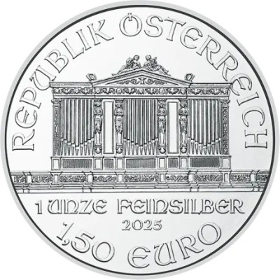 Filarmonica di Vienna (2025) - 1 Oz - moneta d'argento da investimento