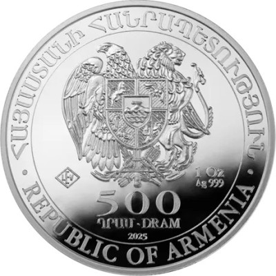 Arca di Noè (2025) - 1 Oz - moneta d'argento da investimento
