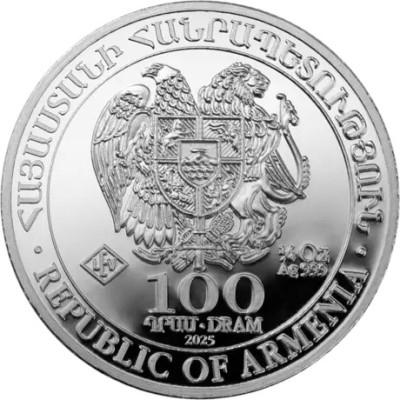 Arca di Noè (2025) - 1/4 Oz - moneta d'argento da investimento