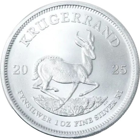 Krugerrand (2025) - 1 Oz - moneta d'argento da investimento