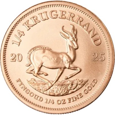 Krugerrand (2025) - 1/4 Oz - moneta d'oro da investimento