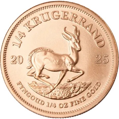 Krugerrand (2025) - 1/4 Oz - moneta d'oro da investimento